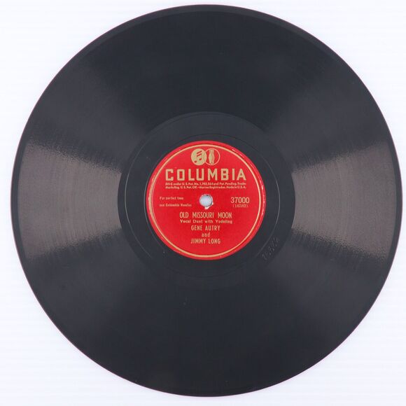 Gene Autry - Tumbling Tumbleweeds/ Old Missouri Moon 1946 10" 78rpm Record 37000 - Picture 4 of 16